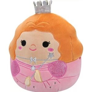 Squishmallows Glinda the Good Witch Wizard of Oz Plush Pink Crown Soft Toy